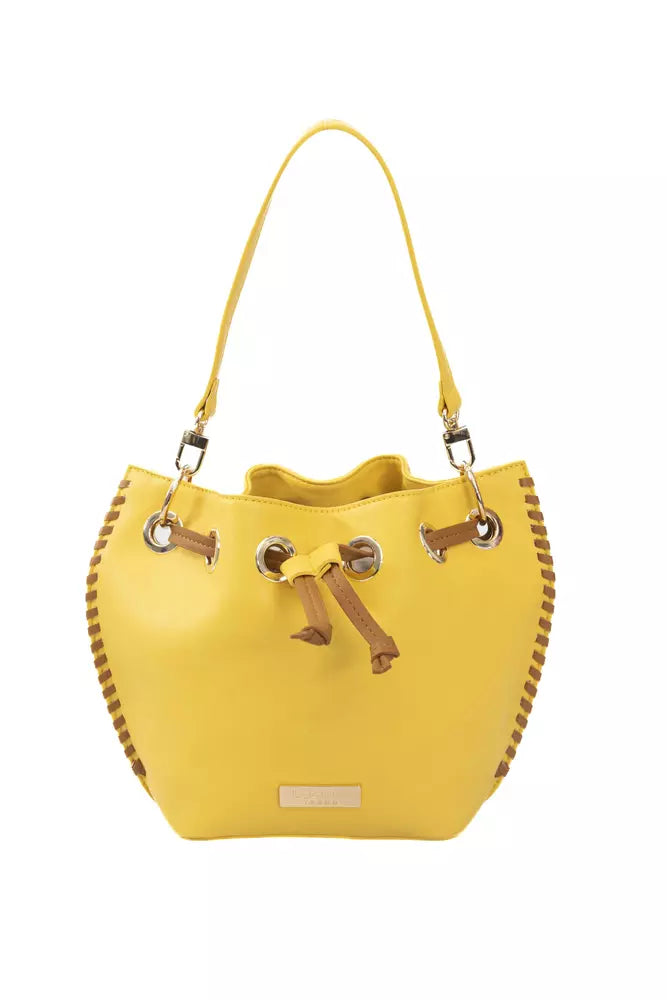 Baldinini Trend Yellow Polyurethane Women's Shoulder Bag